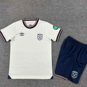 niños West Ham United 25-26 Visitante Kit