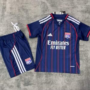 niños Lyon 2025-26 Visitante Kit