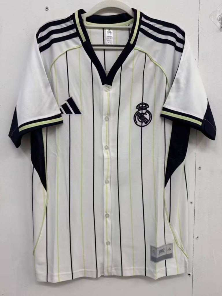 Real Madrid 2025-26 baseball Jersey