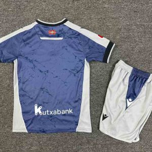 niños Real Sociedad 2025-26 Visitante Kit