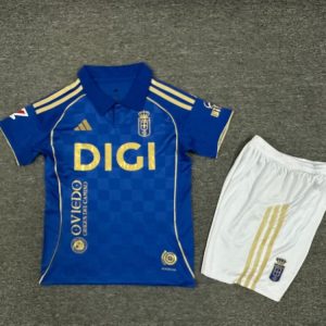 niños Real Oviedo 2025-26 Local Kit
