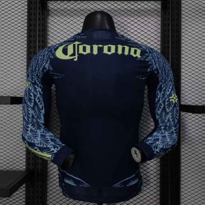 Club América 2025-26 Camiseta visitante versión jugador de manga larga