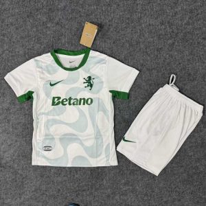 niños Sporting CP Lisbon 2025-26 Cuarta camiseta