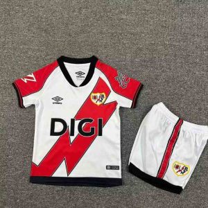 niños Rayo Vallecano 2025-26 Local Kit