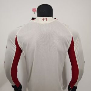Liverpool 2025-26 Camiseta visitante versión jugador de manga larga