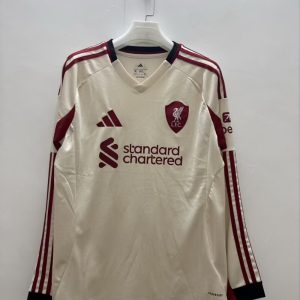 Liverpool 2025-26 Camiseta visitante de manga larga