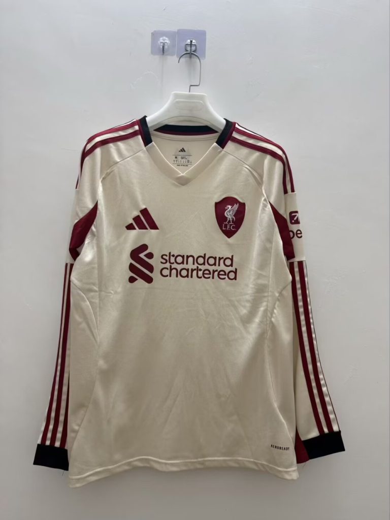 Liverpool 2025-26 Camiseta visitante de manga larga