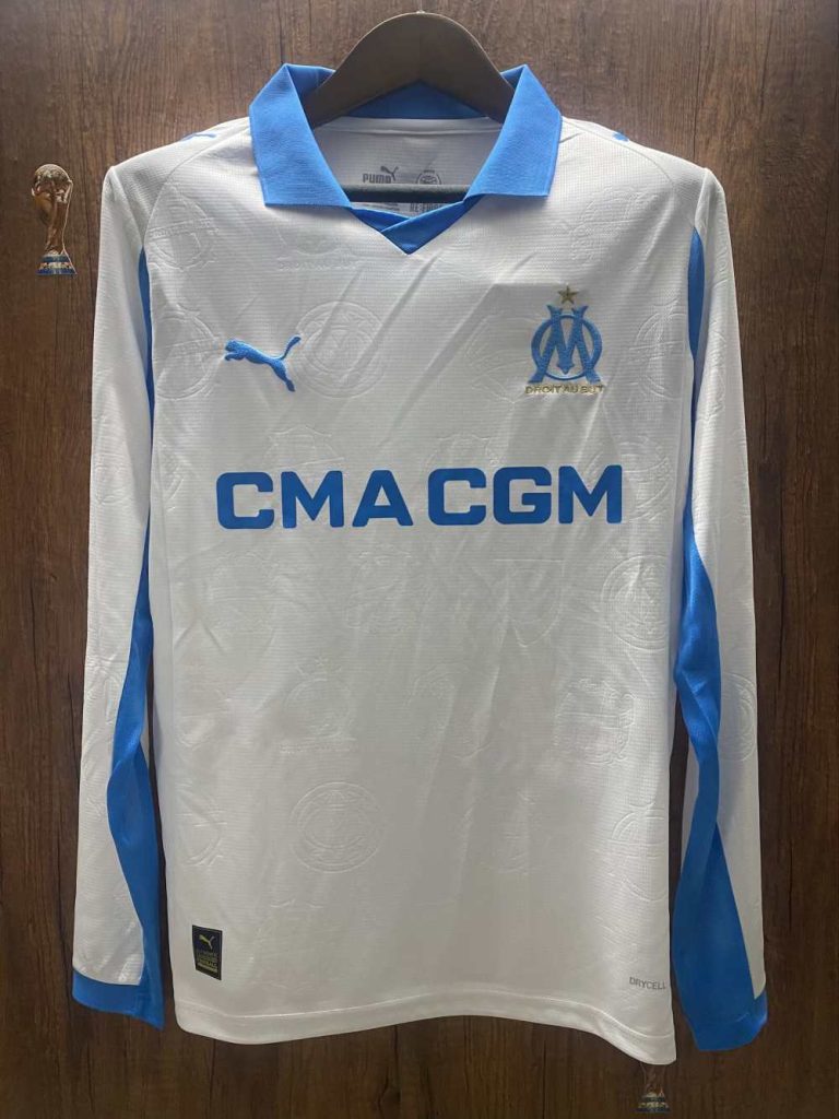 Marseille 2025-26 Camiseta local de manga larga