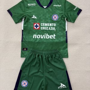 niños Cruz Azul 2025-26 Portero Kit