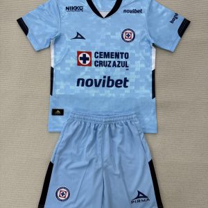 niños Cruz Azul 2025-26 Portero Kit