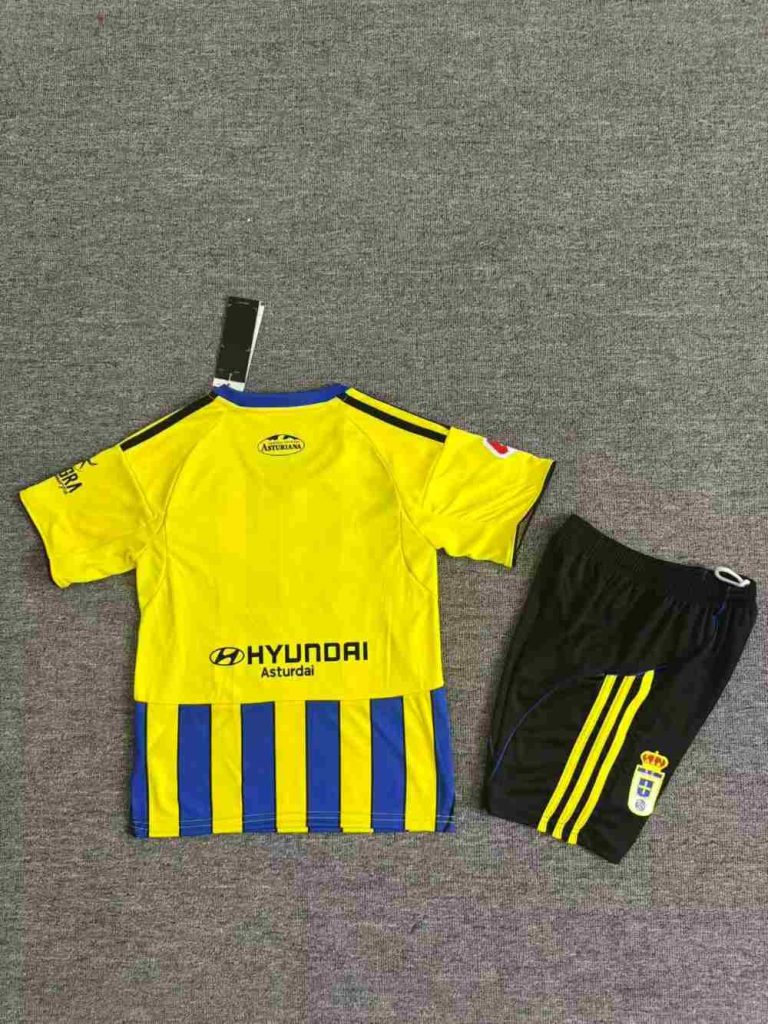 niños Real Oviedo 2025-26 Tercera Kit