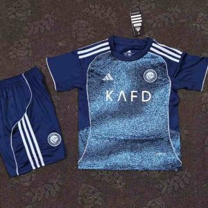 niños Al Nassr 2025-26 Visitante Kit
