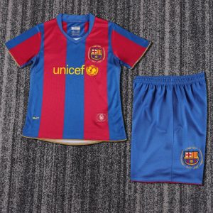 niños Barcelona 2007-08 Local Kit