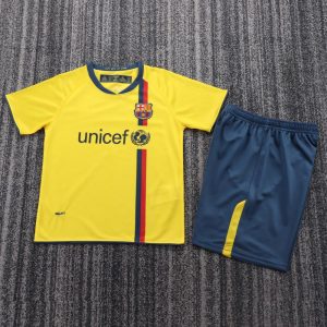 niños Barcelona 2008-09 Visitante Kit