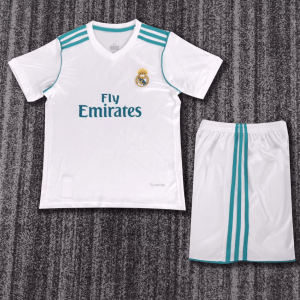 niños Real Madrid 2017-18 Local Kit