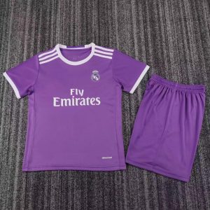niños Real Madrid 2016-17 Visitante Kit