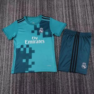 niños Real Madrid 2017-18 Tercera Kit