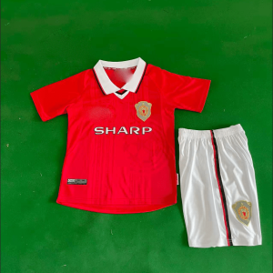 niños Manchester United 1999-00 Local Kit