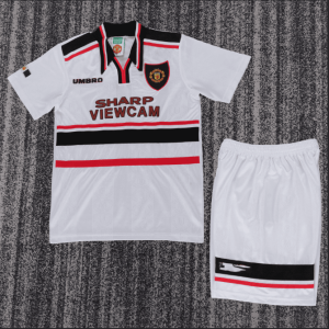 niños Manchester United 1998-99 Visitante Kit