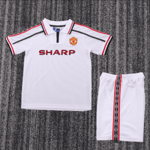 niños Manchester United 1998-99 Commemorative Edition Kit