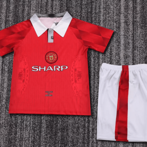 niños Manchester United 1996-97 Local Kit