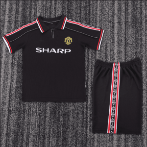 niños Manchester United 1998-99 Commemorative Edition Kit