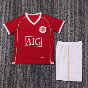 niños Manchester United 2006-07 Local Kit