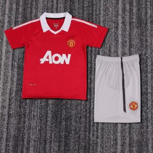 niños Manchester United 2010-11 Local Kit
