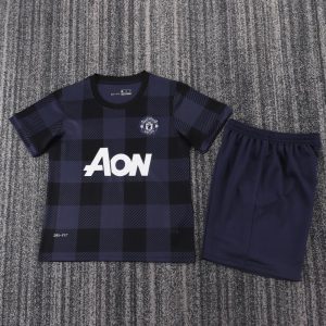 niños Manchester United 2013-14 Visitante Kit