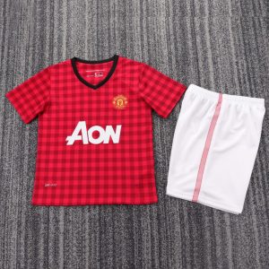niños Manchester United 2012-13 Local Kit