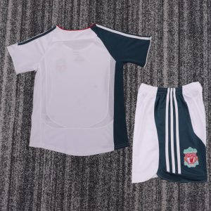 niños Liverpool 2006-08 Visitante Kit