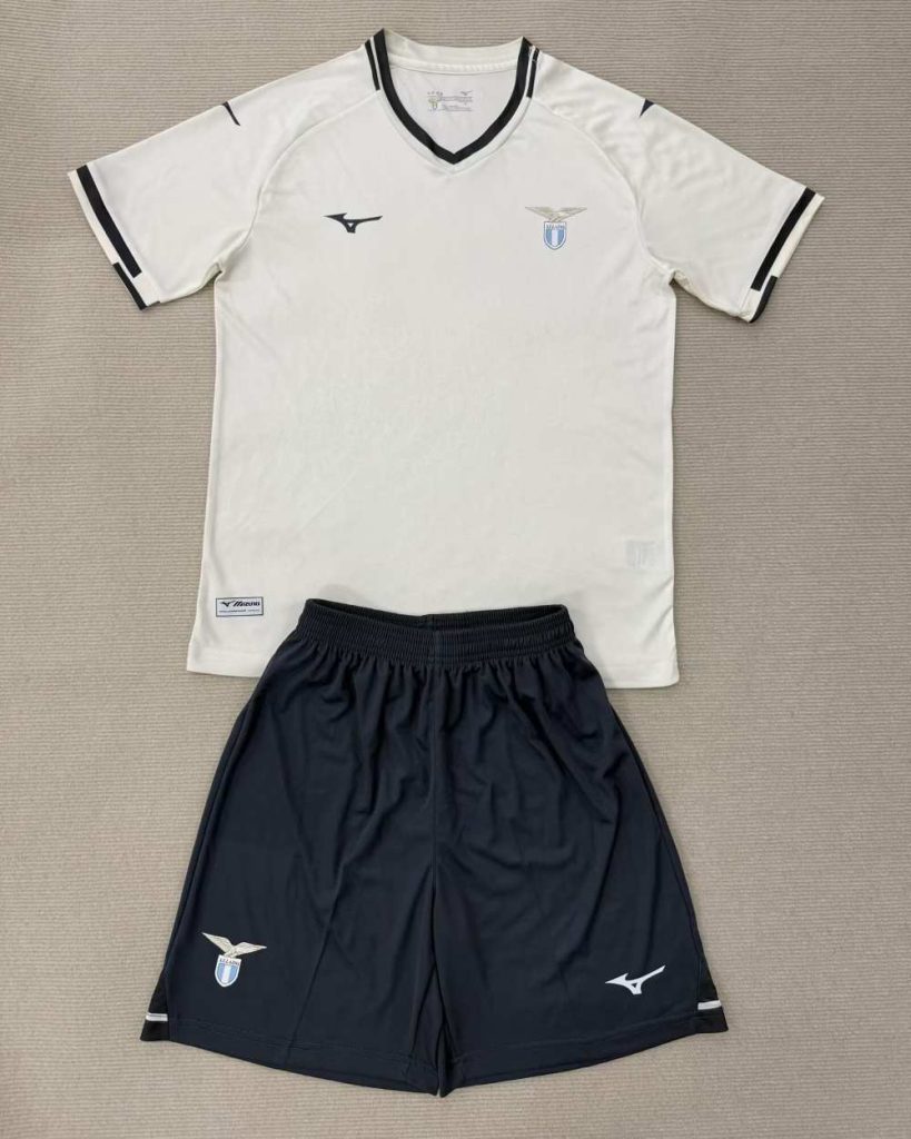 niños Lazio 2025-26 Visitante Kit