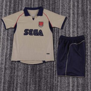 niños Arsenal 2001-02 Visitante Kit
