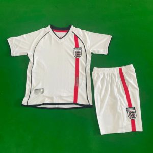 niños Inglaterra 2002 Camiseta local