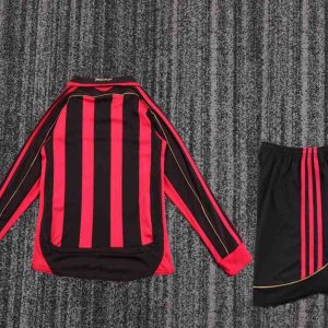 niños AC Milan 2006-07 Local Long Sleeve Kit