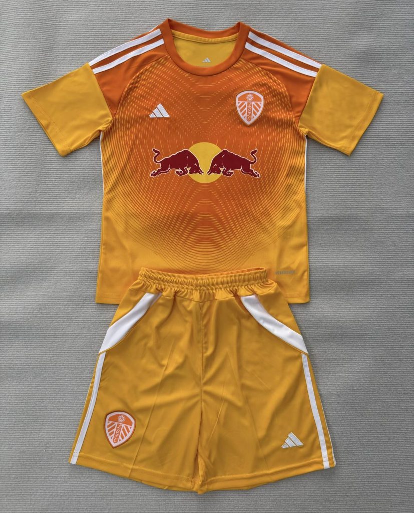 niños Leeds United 2025-26 Portero Kit