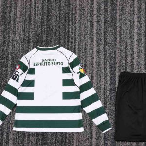 niños Sporting CP Lisbon 2001-03 Local Long Sleeve Kit
