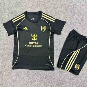niños Fulham 2025-26 Tercera Kit