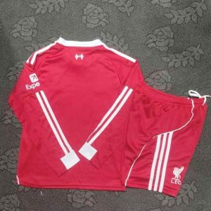 niños Liverpool 2025-26 Local Long Sleeve Kit