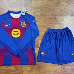 niños Barcelona 2025-26 Local Long Sleeve Kit