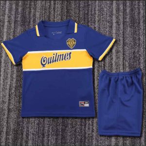 niños Boca Juniors Plate 1996-97 Local Kit