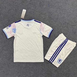 niños Aston Villa 2025-26 Tercera Kit