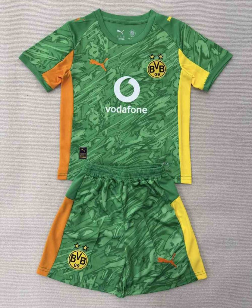 niños Dortmund 2025-26 Portero Kit