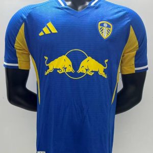 Leeds United 2025-26 Camiseta visitante versión jugador