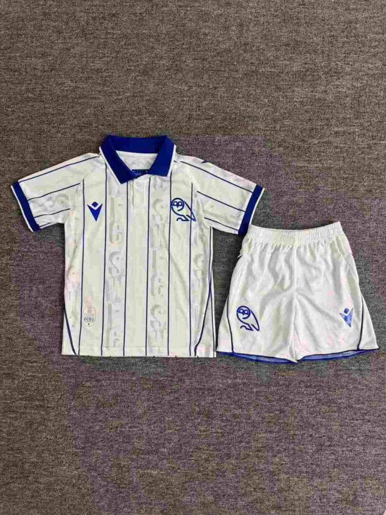 niños Sheffield Wednesday 2025-26 Tercera Kit
