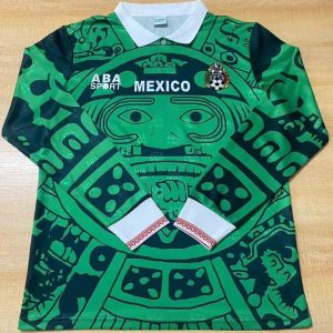 México 1998 Camiseta local de manga larga