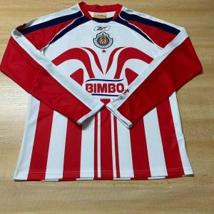Chivas Guadalajara 2006-07 Camiseta local de manga larga