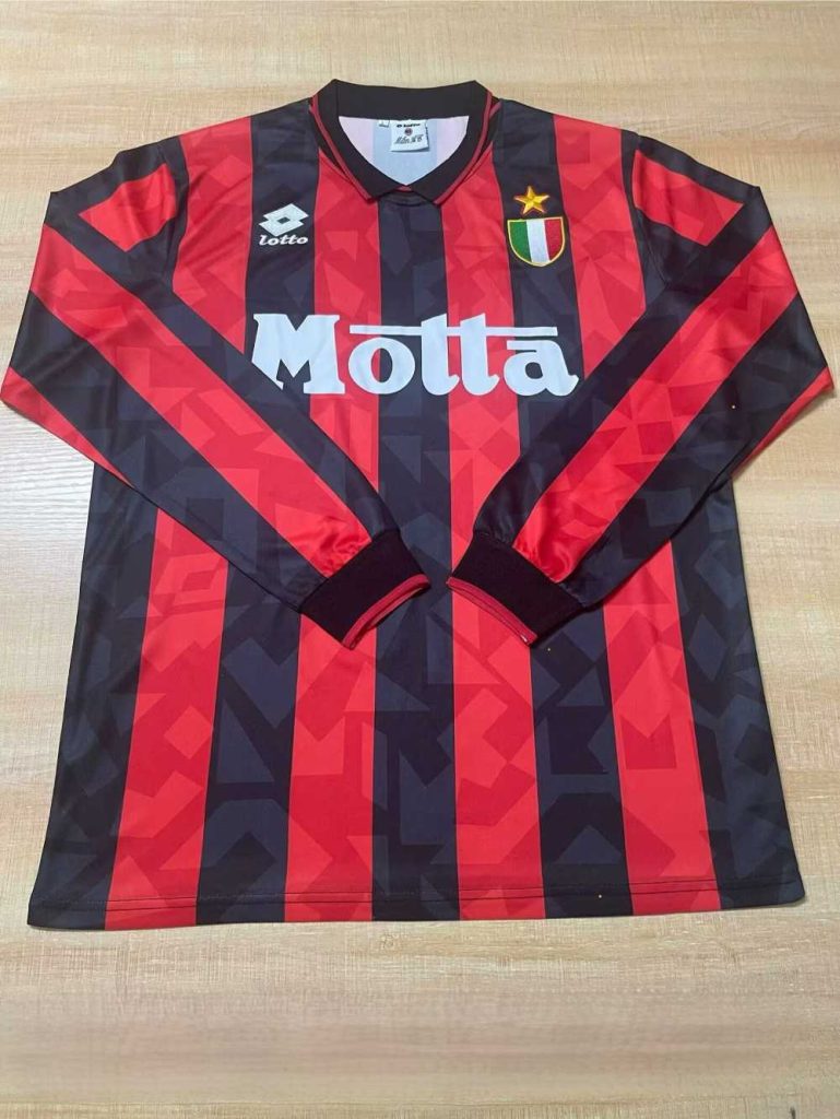 AC Milan 1993-94 Camiseta local de manga larga