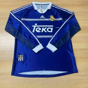 Real Madrid 1998-99 Camiseta visitante de manga larga