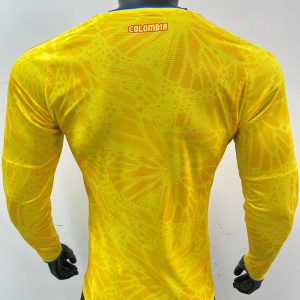 Colombia 2026 FIFA World Cup Camiseta local versión jugador de manga larga